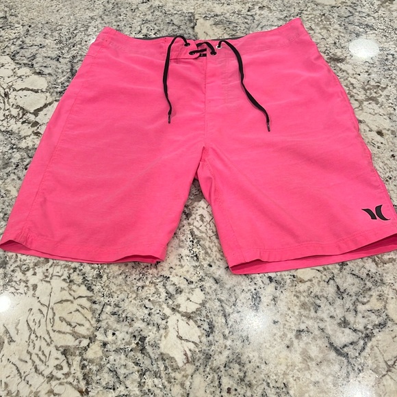 Hurley Pink Board Shorts Quick-Drying Swimwear - Picture 1 of 5